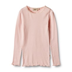 Wheat Rib T-Shirt Reese LS - Rose ballet